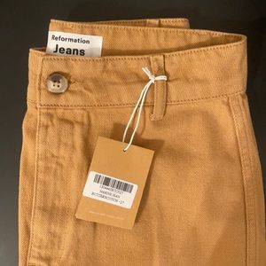 Reformation Marine Jean in Butterscotch